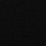 vidaXL Fauteuil Noir Tissu