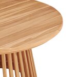 vidaXL Table de Café de Jardin Ø70x40 cm en Bois Massif Teck