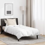 vidaXL Couette Autre avec oreiller 2 Pièces Blanc 155 x 220 cm Bas