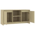 vidaXL Meuble TV Chêne sonoma 102x37 5x52 5 cm Bois d'ingénierie