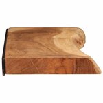 vidaXL Étagères murales 2 Pièces 100x20x3 5 cm bois massif d'acacia