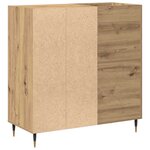 vidaXL Meuble à vinyles Bois ancien 85 x 38 x 89 cm Bois d'ingénierie