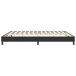 vidaXL Sommier à lattes de lit sans matelas noir 180x220 cm velours