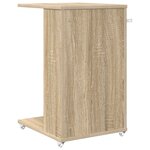 vidaXL Table d'appoint Chêne Sonoma 40 x 35 x 60 cm Bois d'ingénierie