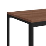 vidaXL Table d'appoint Noir 40x30x59 cm Bois d'ingénierie