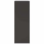 vidaXL Buffet noir 67x39x107 cm acier