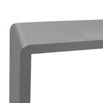 vidaXL Étagères murales sous forme de cube 3 Pièces Gris MDF