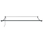 vidaXL Store Rétractable Automatique Gris Clair 300x250 cm