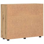 vidaXL Buffet chêne artisanal 55.5 x 29 x 100 cm Bois d'ingénierie