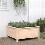 vidaXL Jardinière 82 5x82 5x39 cm bois de pin massif