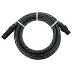 vidaXL Tuyau d'aspiration avec raccords en PVC noir 1" 7 m PVC