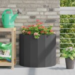 vidaXL Jardinière Noir 60 x 30 x 50 cm Acier