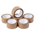 Lot de 6 adhésifs havanes polypropylènes