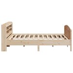 vidaXL Cadre de lit sans matelas 200x200 cm bois massif de pin