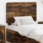 vidaXL Tête de lit Chêne fumé 100 cm Bois d'ingénierie
