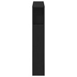 Tête de lit en chêne noir vidaXL - 160x19x104 5 cm en bois d'ingénierie