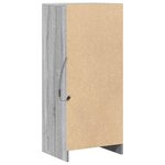 vidaXL Buffet avec LED sonoma gris 42 5x34x100 cm bois d'ingénierie