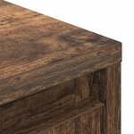 vidaXL Armoire avec tiroir chêne fumé 55 5x34x119 5 cm bois ingénierie
