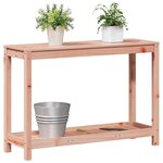 vidaXL Table de rempotage et étagère 108x35x75 cm bois massif douglas