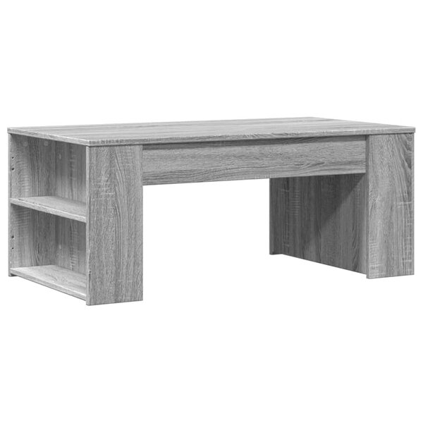 vidaXL Table basse sonoma gris 102x55x42 cm bois d'ingénierie