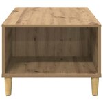 vidaXL Table basse Chêne artisanal 90 x 50 x 35 cm Bois d'ingénierie