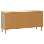 vidaXL Meuble TV Chêne Sonoma 102 x 34 5 x 50 cm Bois d'ingénierie
