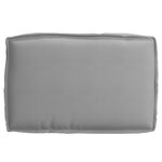vidaXL Coussin de palette pour siège gris 60x40x8 cm en tissu Oxford