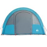 vidaXL Tente de camping tunnel 4 personnes bleu imperméable