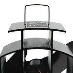 vidaXL Ventilateur de poêle alimenté par chaleur 2 pales Noir