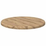 vidaXL Plateau de table chêne artisanal 30 x 30 x 1 5 cm