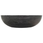 vidaXL Évier 40 x 12 cm Marbre Noir