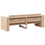 vidaXL Canapé de jardin Marron 185.5 x 60 x 62 cm Bois massif en pin