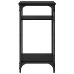 vidaXL Table d'appoint Chêne noir 40 x 30 x 75 cm Bois d'ingénierie