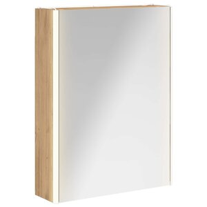 vidaXL Armoire Miroir de Salle de Bain Chêne artisan