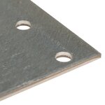 vidaXL Plaques perforées 40 Pièces 2 mm 300x80 mm acier galvanisé