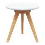 Ensemble de tables basses vidaXL en bois massif noyer et bois d'ingénierie