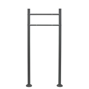 Support boite aux lettres anthracite mailbox piquet boite postale