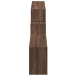 vidaXL Armoire murale 158x18x53 cm chêne marron bois d'ingénierie