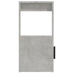 vidaXL Buffet Gris béton 80x30x60 cm Bois d'ingénierie