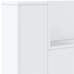 vidaXL Armoire tête de lit avec LED blanc 180x16 5x103 5 cm