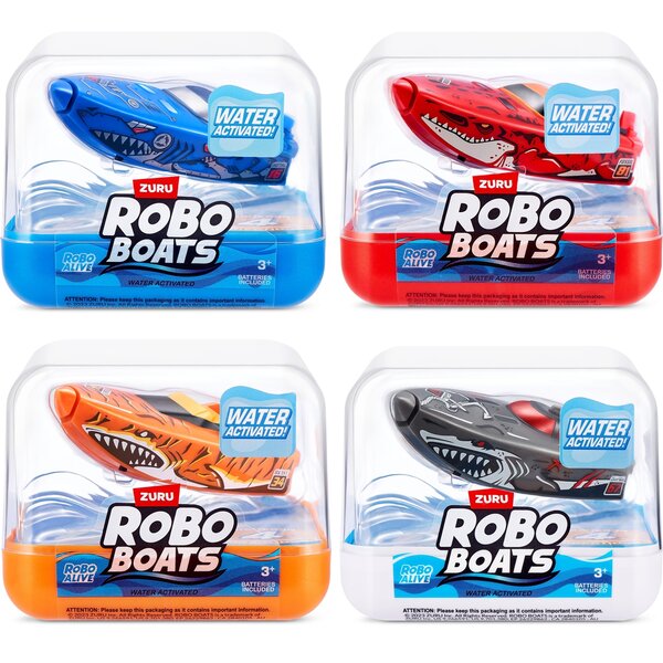 Zuru 71117UQ3 - Robo Alive - Robo Boats pré-triés un bateau