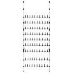 vidaXL Étagère à chaussures télescopique avec barres Aluminium