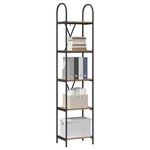 vidaXL Étagère Chêne artisanal 40 x 30 x 183 cm Bois d'ingénierie