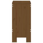 vidaXL Tabourets lot de 2 marron miel 40x36x75 cm bois massif de pin