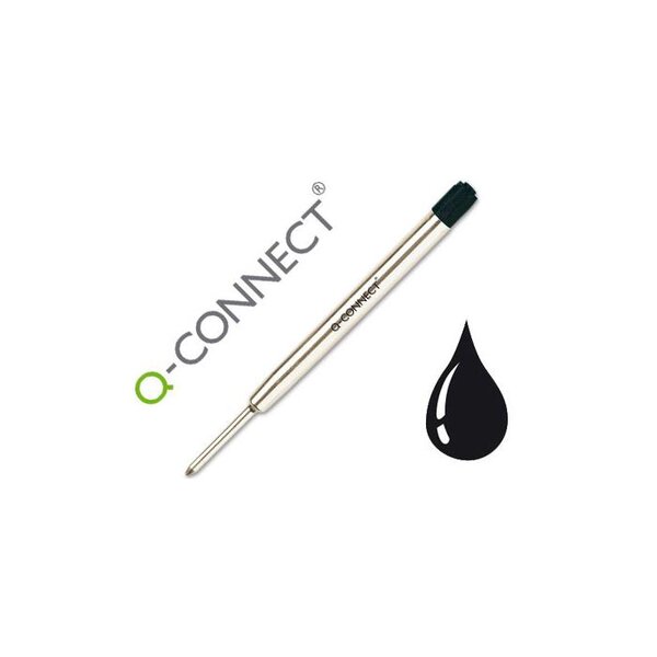 Recharge universellestylo-bille largeur moyenne coloris noir Q-CONNECT