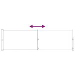 vidaXL Store latéral rétractable 140 x 300 cm 100  polyester fer acier