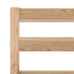 vidaXL Cadre de lit Bois de pin massif 160x200 cm