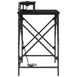vidaXL Bureau Chêne noir 100 x 50 x 86.5 cm Bois d'ingénierie