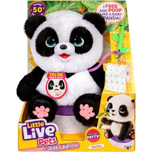 Moose Toys 26676 - Little Live Pets Mon bébé panda ChuChu interactif