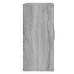 vidaXL Buffet Sonoma gris 91x29 5x65 cm Bois d'ingénierie